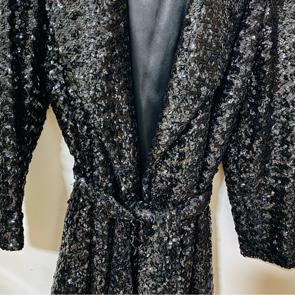 VINTAGE SEQUIN COAT - Picture 5 of 7